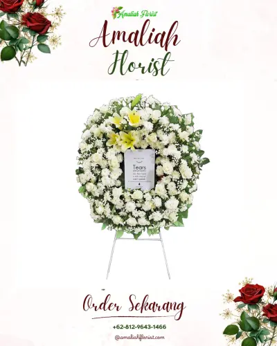 Krans Bunga Duka Cita tanjungbalai